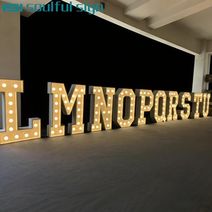 ผู้ผลิตมืออาชีพ หลอดไฟตัวอักษรขนาด 3 ฟุต 4 ฟุต ป้ายไฟตัวอักษร 4 ฟุต ป้ายไฟคำว่า Marry <span class=keywords><strong>Me</strong></span> Love ตัวเลข 0-9 ตัวอักษร A-Z - Product Image 5