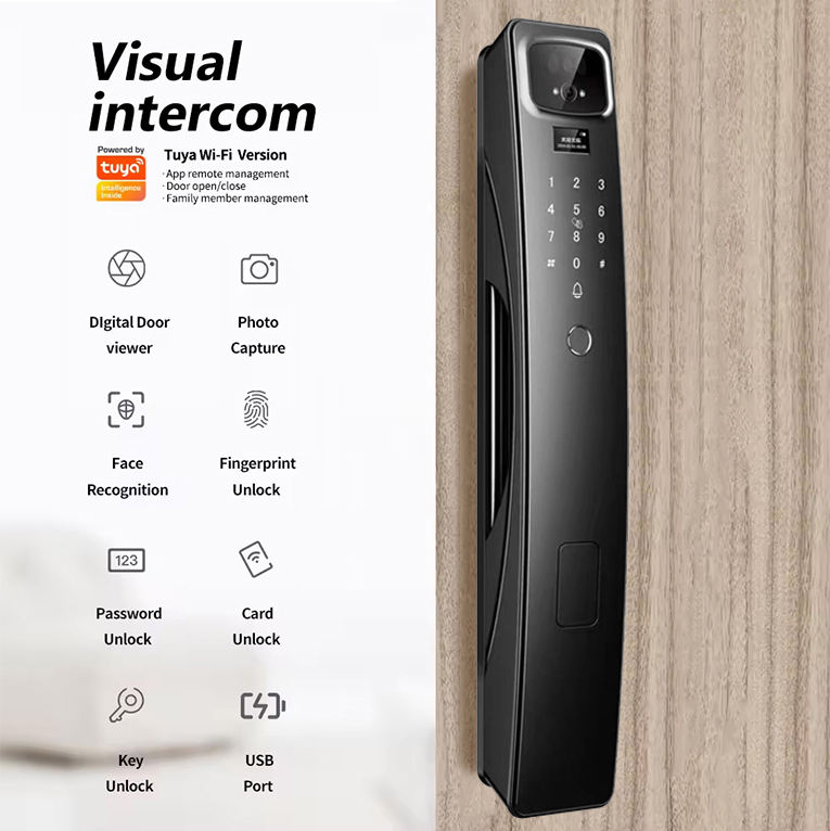 Tuya Smart Door Lock - Biometric Fingerprint & Face Recognition