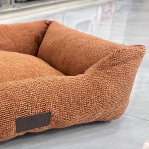 Sofá cama transpirable personalizado al por mayor para perros, doble fondo antideslizante, nido para perros de doble cara, grandes camas rectangulares para gatos - Product Image 3