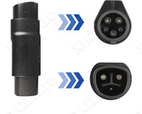 Chargeur EV portable Xuzhao, sortie 32A, nouveau 7kW 220V Type 2 GBT, connecteur de mise à niveau/rétrofit, prise