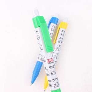 Stylo calendrier promotionnel personnalisé à bas prix - Product Image 2