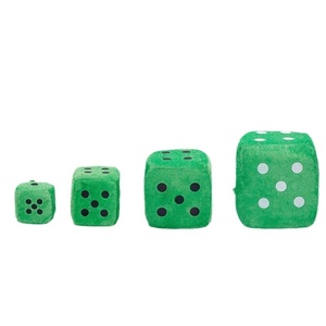 Juguete de Dados de Peluche Súper Suave, Juego Educativo Divertido Transfronterizo, Sin Puntos, Simulación, Alivio del Estrés, Algodón PP, Ventosa - Product Image 5