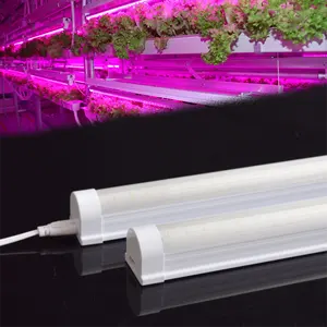 Ciclo de crecimiento de plantas profesional 2FT 4FT 5FT 600 1200 1500mm 18W 36W 48W LED crece la luz del tubo