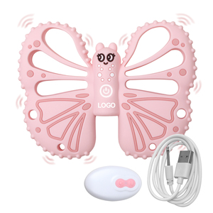 ANGNA Massaggiagengive Vibrante in Silicone per Neonati, 10 Modalità di Vibrazione, per Bambini Autistici dai 18 Mesi, Esperienza Sensoriale - Product Image 1