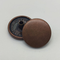 Boutons de poche cachés à pression à quatre boutons en laiton, motif cœur, style normcore/minimaliste, veste bomber anti- CS042