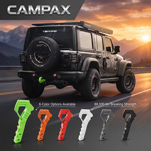 CAMPAX 20T Scorpion Tail Recovery Hook 2 Inch Receiver Forged Alloy Steel Heavy Duty 88,000 Lbs Breaking Strength for Jeep Truck - Product Image 5