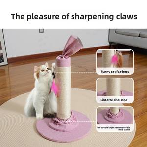 Snoepkat Krabpaal Kleine Kat Klimframe Ruimtebesparend Duurzaam Sisal Mh65 1.9Kg Cat Tree Teaser Wand Krabplank - Product Image 3