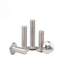 Tornillo de máquina de cabeza redonda cruzada de acero inoxidable 304 TM, tornillo eléctrico mecánico M3/M4, tornillo de cabeza de paraguas M5/M6