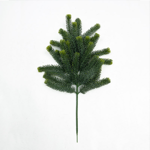 Hojas de <span class=keywords><strong>Araucaria</strong></span> de Goma Suave KH, Hojas Artificiales de Ciprés, Hojas de Abeto Brasileño, Follaje de Abeto Frío para Decoración del Hogar - Product Image 4