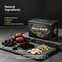 Pâte de Baies de Goji Noires et de Mûres en Gros, Stable et Prête à l'Emploi, Exquise, pour la Santé, Idéale pour la Revente aux Grossistes de Produits Alimentaires