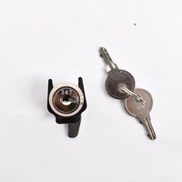 Serrure de tiroir POP en alliage de zinc 19x10mm pour armoire, boîte, tiroir-caisse, boîte à outils