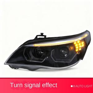 Nouvel ensemble de phares pour BMW Série 5 <span class=keywords><strong>E60</strong></span> 2003-2010 LED Angel Eyes DRL 12V 70W 6500 Lumens 5500K Rétrofit/Mise à niveau - Product Image 4