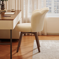 Chaise de maquillage inspirée des célébrités d'Internet, avec pieds en bois massif et dossier rotatif, tabouret de coiffeuse pour salon, modèle Master