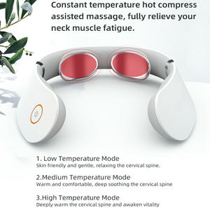 Points de déclenchement électriques intelligents professionnels en forme de U thérapie par impulsions chauffage soins cervicaux soulagement de la douleur masseur de cou - Product Image 5