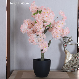 Vrai coffre de haute qualité 25cm fleur arbre <span class=keywords><strong>petit</strong></span> <span class=keywords><strong>cerisier</strong></span> sur la table - Product Image 3