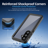 Vente directe d'usine, housse de protection 2 en 1, texture haut de gamme, 360° °   Étui de téléphone étanche IP68 entièrement scellé pour Samsung Galaxy S26FE