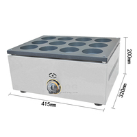 GPL approuvé CE Type de gaz Hamburger Grill Maker Acier inoxydable Telur Burger Machine Gaz Gaufre Telur Burger Maker à vendre