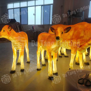 Lámpara Decorativa para Exteriores con Forma de Ganado, Iluminación para Parques y Paisajes Escénicos, IP65, Iluminación Decorativa Nocturna - Product Image 3