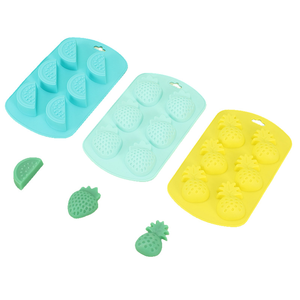 Dưa hấu Dâu Tây chanh dứa nhiệt đới trái cây hình dạng Silicone sô cô la bánh Băng khuôn trái cây băng khay - Product Image 5