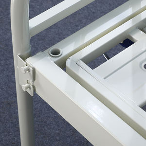 เตียงโรงพยาบาลราคาประหยัด พร้อมหัวเตียงเหล็ก 2 ฟังก์ชัน พร้อมราวกั้นข้างและล้อ เหมาะสำหรับการดูแลผู้สูงอายุ - Product Image 4