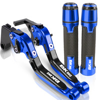 B-KING CNC moto alu matériel universel réglable pliant extensible leviers d'embrayage de frein poignées extrémités de barre avec logo laser
