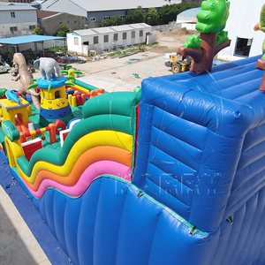 レンタル用インフレータブル遊園地ディノパークインフレータブル楽しい都市恐竜テーマインフレータブル遊園地 - Product Image 5