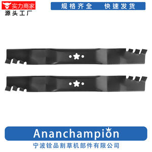 Cuchillas de Repuesto para Cortacésped Ningbo Quanpin de 21 y 23 Pulgadas, Accesorios para Usuarios de Cortacéspedes, Color Negro - Product Image 3