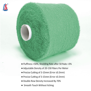 Sợi len giả lông chồn cao cấp 100% nylon, độ dày 1.3, chiều dài 2.0cm, 4.0cm, 5.0cm, nhuộm nhiều màu, dệt phẳng, đang thịnh hành, kiểu xù, 1kg - Product Image 3