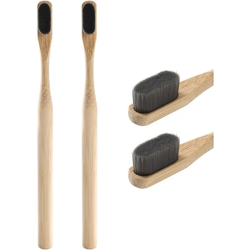 Brosse à dents OEM Eco Friendly Bamboo Moso Bamboo pour enfants et adultes Clean Dents Soft