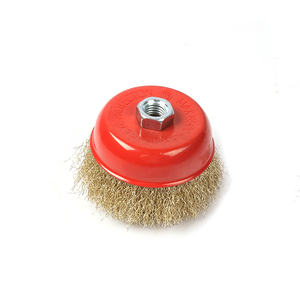 Cepillo de copa de alambre de acero de desbarbado de 3 pulgadas Precio barato para la eliminación de óxido de metal - Product Image 5