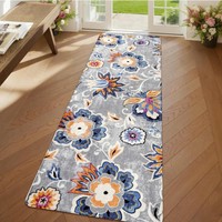 Tapis de cuisine personnalisé doux imprimé en gros, lavable en machine, tapis de couloir persan