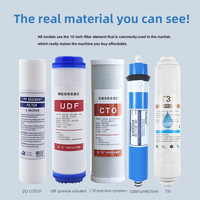 Système de filtration d'eau domestique portable à 5 étapes à bas prix, filtre à eau par osmose, filtre à eau pour toute la maison