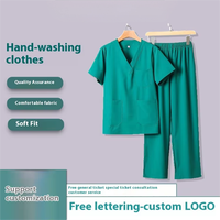 Tenues d'opération personnalisées en tissu élastique tissé, unisexe, pour médecins, à séchage rapide, pour infirmières, uniformes médicaux lavables à la main