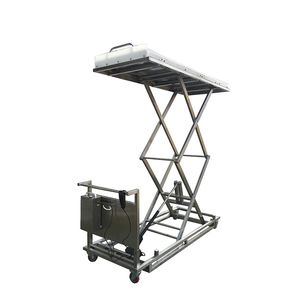 THR-153E ผลิตภัณฑ์เครื่องถ่ายโลงศพ รถเข็นยกตัวถังไฮดรอลิก เปลหามขนส่งโลงศพ - Product Image 1