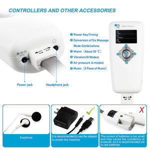 Helm pemijat kepala elektrik multifungsi, helm pemijat kepala elektrik multifungsi dengan tekanan udara musik menenangkan untuk bersantai dan meringankan sakit kepala - Product Image 4