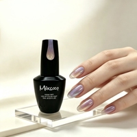 Vernis à ongles magnétique Mixcoco Aurora Cat Eye, gel holographique caméléon, UV LED, effet soak-off