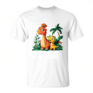 Camiseta familiar a juego con diseño de dinosaurio Auntiesaurus, unisex, para adultos, cuello redondo, manga corta, diseño de impresión digital - Product Image 3