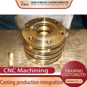 Arandela de cojinete de empuje CuSn5Zn5Pb5 Trituradora de impacto de eje vertical Arandelas planas de bronce de fundición de bronce - Product Image 4