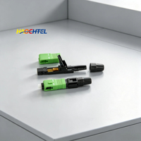 Conector de Montaje Rápido SC APC para Instalación de Redes de Cable de Fibra FTTH, Conector Rápido de Fibra Óptica de Alta Calidad