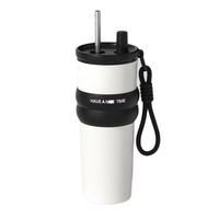 Haute-Style grande capacité 316 acier inoxydable Thermos tasse paille Portable voiture tasse à café cadeau d'affaires pour hommes femmes froid thermique