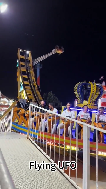 Thrill Seekers Unite - Experience the Flying Saucer Rides