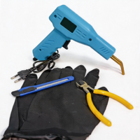 Kit d'outils de soudage plastique à chauffage rapide 1005 pièces avec agrafes en acier inoxydable, pistolet de soudage plastique 50W pour réparation de pare-chocs de voiture/kayak/jouets