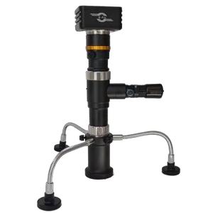 Petit microscope métallographique portable utilisé pour l'observation de la structure métallographique des pièces de quincaillerie - Product Image 1