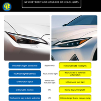 U GUANG pour Lexus ES 200 300h 350 Phares avant 2018-2022 Pièce auto Phare LED Lexus ES 2021 avec lentille