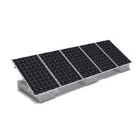 Sistema de Paneles Solares con Base de Aluminio Certificado por TUV, Soportes de Plástico para Paneles Solares en Terreno Plano