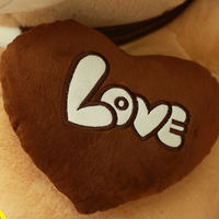 Ours en Peluche Douce Personnalisé OEM ODM, Jouet en Peluche Géant Super-Taille pour la Saint-Valentin, Ours en Peluche Teddy de 1m
