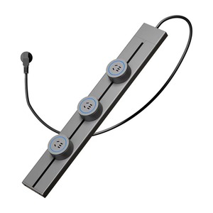 Stopkontak Rel Kabel Terpasang yang Dapat Dipindahkan IP44 Paduan Aluminium Abu-abu Rel Kombinasi Bebas Dapat Dilepas Multi Outlet Strip Colokan USB-A USB-C - Product Image 6