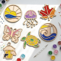 Tuiles de mosaïque en verre DIY pour l'artisanat, kits de mosaïque multicolores, sous-verres en verre teinté faits à la main, cadeaux d'anniversaire pour la maison
