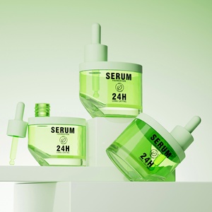Flacon compte-gouttes en verre <span class=keywords><strong>Muze</strong></span> 30 ml ovale pour huile essentielle, parfum, cosmétique, emballage double couche, sous-flacon - Product Image 2
