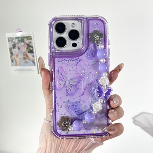 <span class=keywords><strong>Custodia</strong></span> per telefono con catenina Glitter epossidica lucida per Huawei <span class=keywords><strong>Honor</strong></span> X6C X7D 4G 5G X7C 400 5G 400 <span class=keywords><strong>lite</strong></span> - Product Image 6